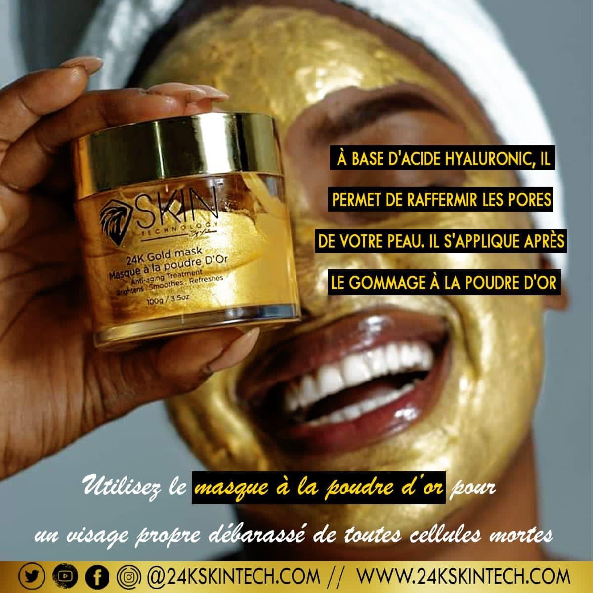 24 Kt. Gold Facial Mask with Hylauronic Acid 4.75 oz