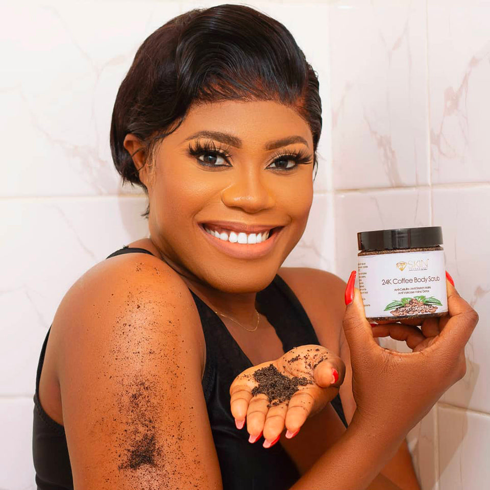24K Gold Coffee Body Scrub