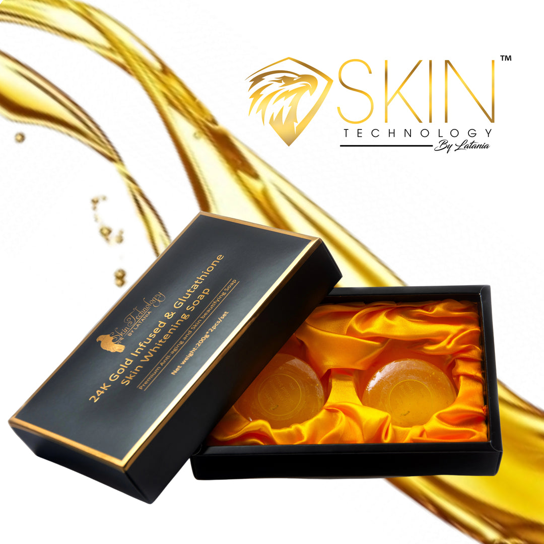 24 Kt. Gold Skin Brightening Beauty Bar 100 g + 1 Savon Offert